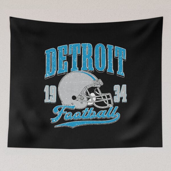 Item preview, Detroit Retro Football Helmet Vintage Style designed and sold by anAubry01.