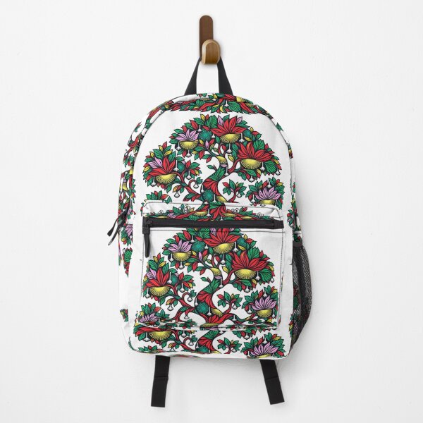 Item preview, Vibrant Floral Tree of Life – Colorful Botanical Folk Art designed and sold by Awarrie.