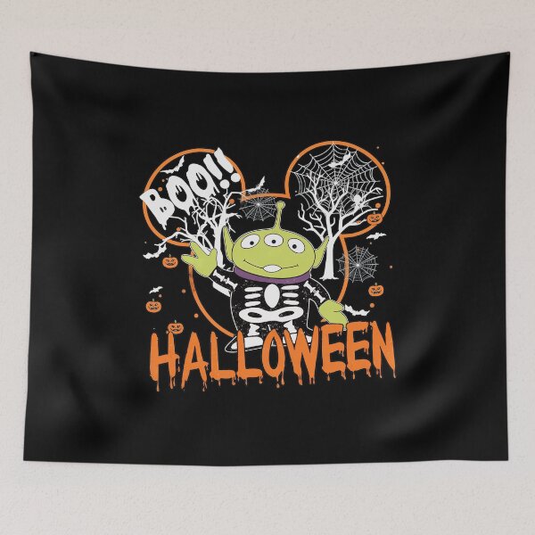 Item preview, Spooky Alien Skeleton Halloween Boo designed and sold by JasonRoge96759.