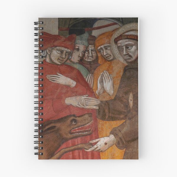 Item preview, Saint Francis of Assisi tames man-eating wolf designed and sold by TerryKerrImages.