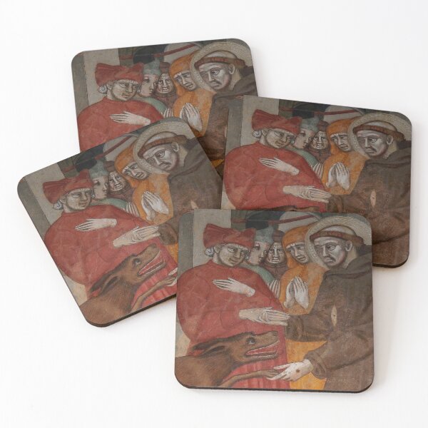 Item preview, Saint Francis of Assisi tames man-eating wolf designed and sold by TerryKerrImages.