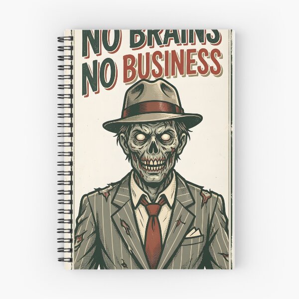Item preview, No Brains No Business designed and sold by Rust & Soul.
