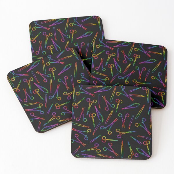 Item preview, Rainbow Gradient Surgical Tools Pattern designed and sold by emmacatwheels.
