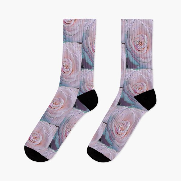 Artikelvorschau, Abstrakte impressionistische digitale Kunst in zartem Rosa entworfen und verkauft von BalkanBloom.