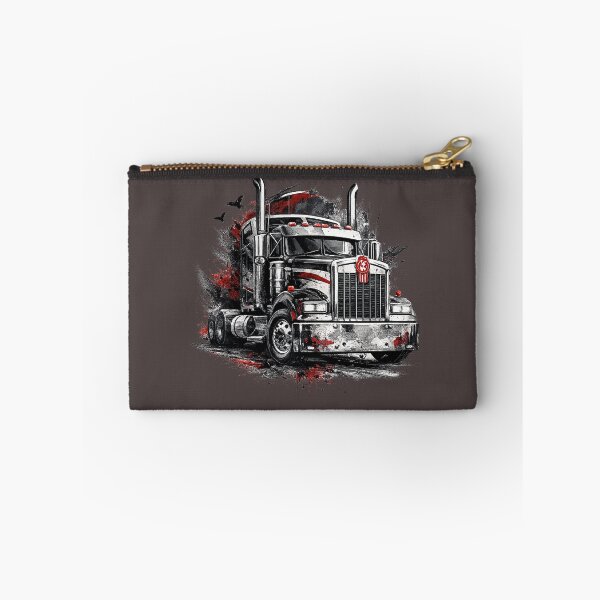 Item preview, Dark Grunge Semi Truck - Trash Polka Big Rig Art designed and sold by NomadForge.