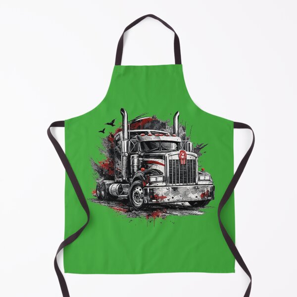 Item preview, Dark Grunge Semi Truck - Trash Polka Big Rig Art designed and sold by NomadForge.