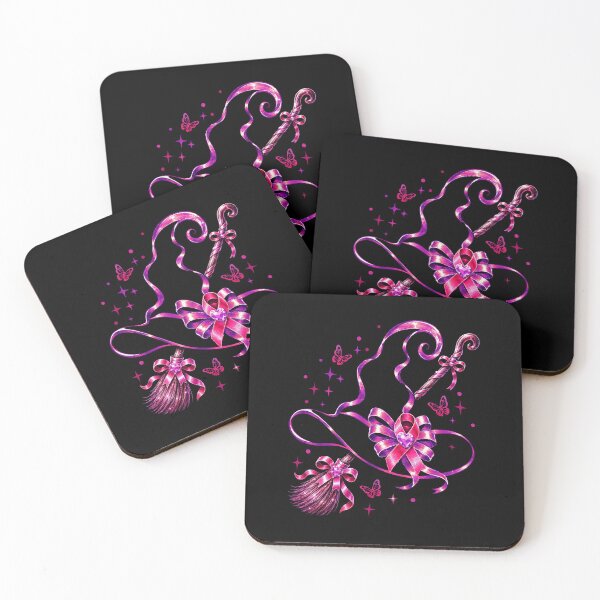 Item preview, Pink Ribbon Witch Hat Breast Cancer Awareness Magic designed and sold by elongatedjazz.