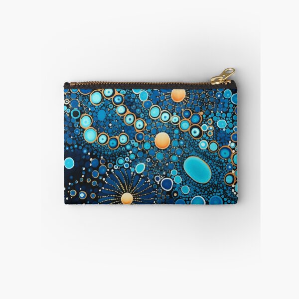 Item preview, Aboriginal Inspired Dot Art - Deep Ocean Underwater Flowers designed and sold by GrinGalore.
