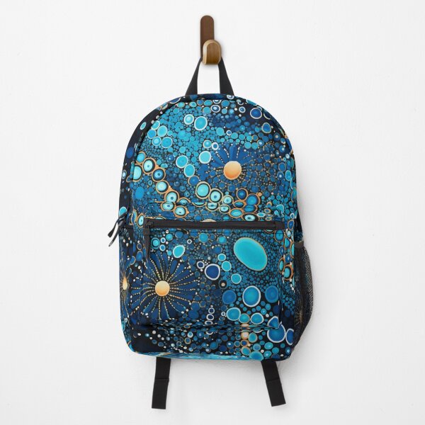 Item preview, Aboriginal Inspired Dot Art - Deep Ocean Underwater Flowers designed and sold by GrinGalore.