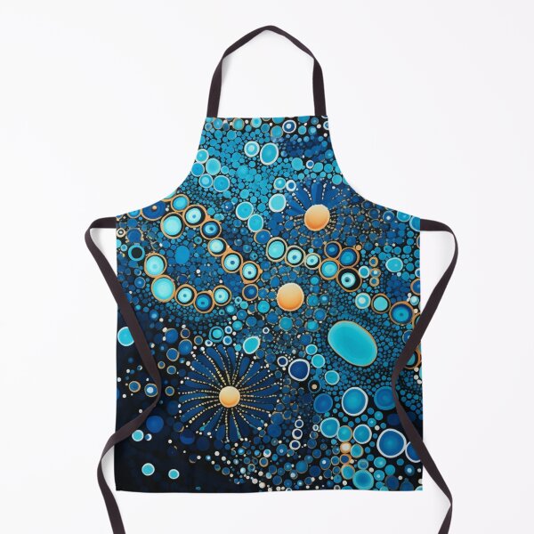 Item preview, Aboriginal Inspired Dot Art - Deep Ocean Underwater Flowers designed and sold by GrinGalore.