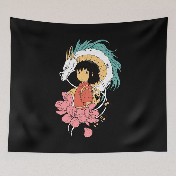 Item preview, Magical Dragon & Girl Flower Art designed and sold by ScottClar95063.