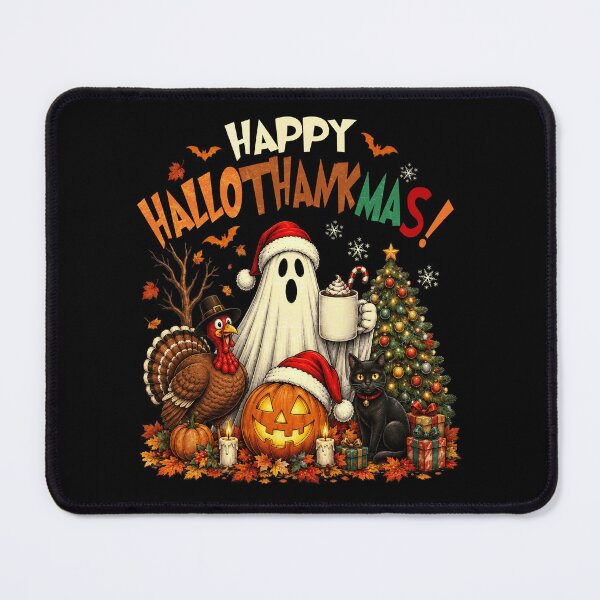 Item preview, Vintage Hallothanksmas Happy Spooky Pumpkin Chritsmas Tree designed and sold by watanabeee.