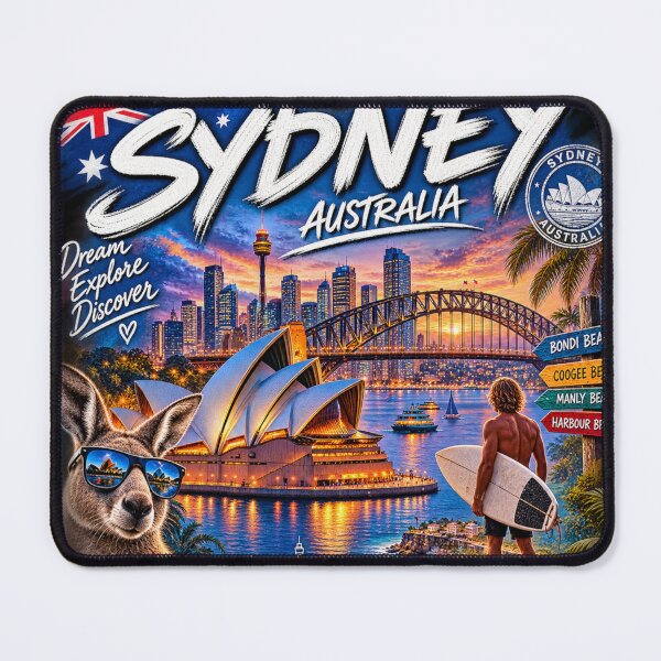 Item preview, Sydney Australia – Opera House & Harbour Travel Adventure Design designed and sold by URBIVO.