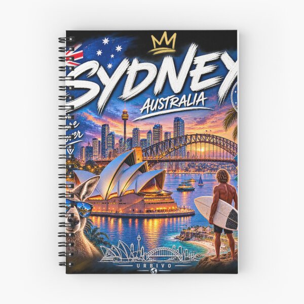 Item preview, Sydney Australia – Opera House & Harbour Travel Adventure Design designed and sold by URBIVO.