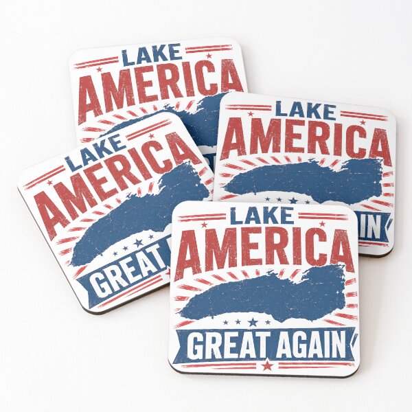 Item preview, Lake America Great Again Eagle designed and sold by RedCircleArt.