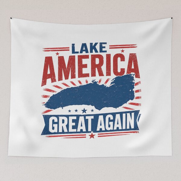 Item preview, Lake America Great Again Eagle designed and sold by RedCircleArt.
