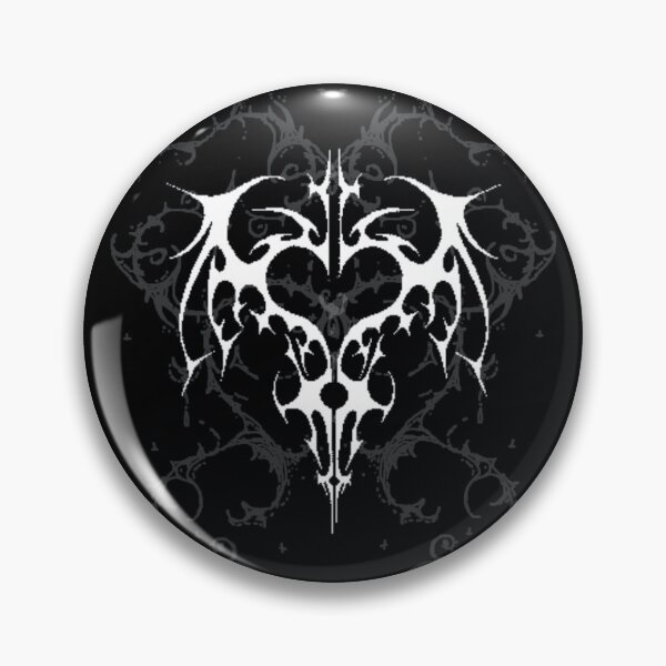 Item preview, Cyber Sigilism Gothic Heart Bat Wings | Dark Alt Aesthetic designed and sold by BrontesWhimsyStore.