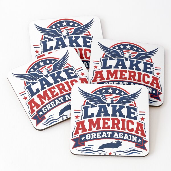 Item preview, Lake America Great Again Eagle designed and sold by RedCircleArt.