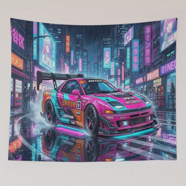 Item preview, Mitsubishi 3000GT VR-4 | Cyberpunk & Anime JDM Illustration. designed and sold by JMAVILA ART.