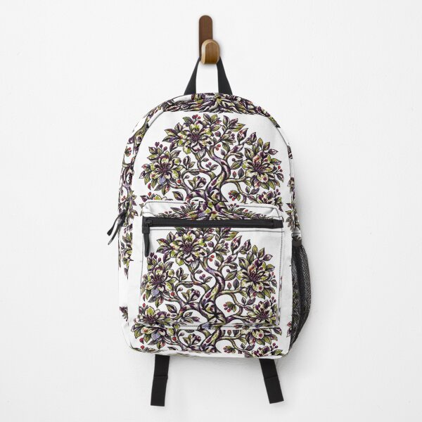 Item preview, Vintage Multicolor Floral Tree of Life – Artistic Botanical Design designed and sold by Awarrie.