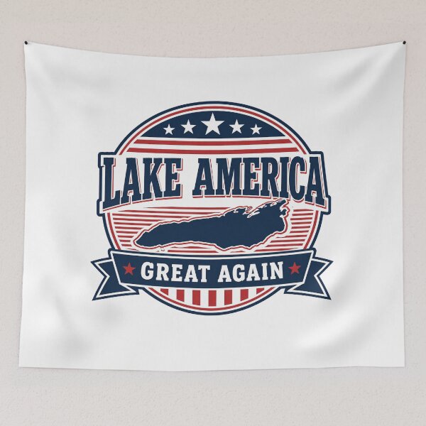 Item preview, Lake America Great Again Eagle designed and sold by RedCircleArt.
