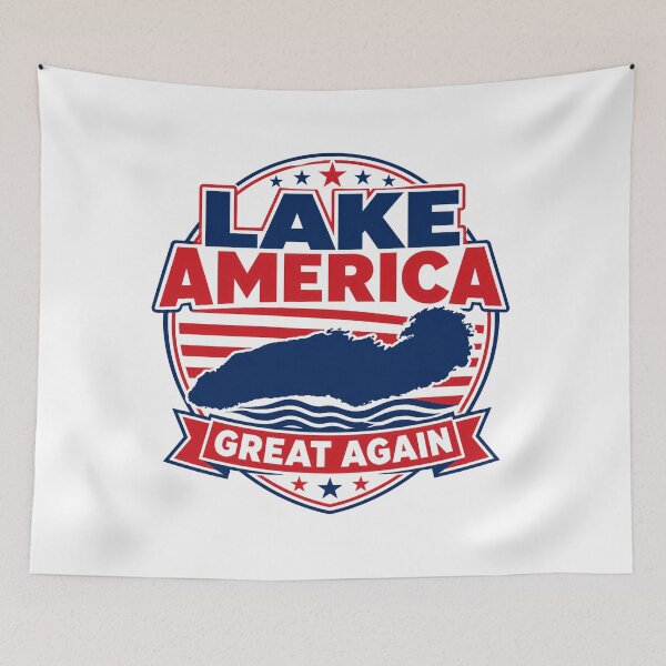 Item preview, Lake America Great Again Eagle designed and sold by RedCircleArt.