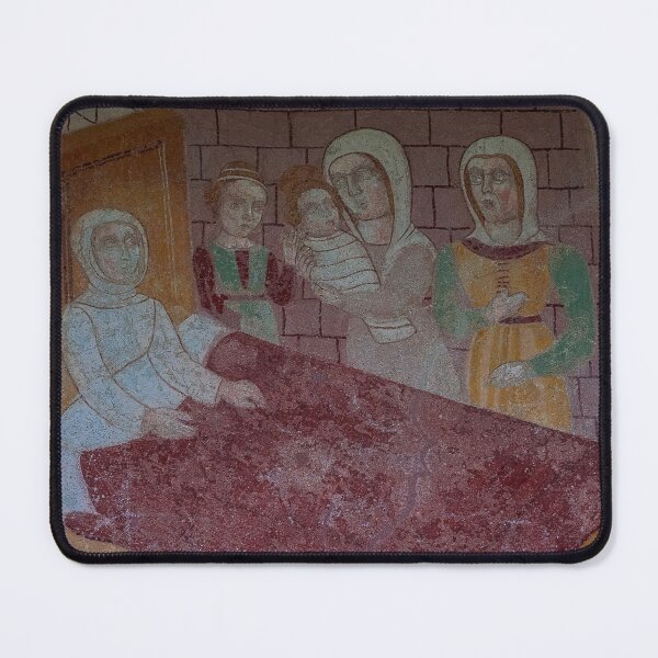 Item preview, Newborn Saint in swaddling bands shown to mother designed and sold by TerryKerrImages.