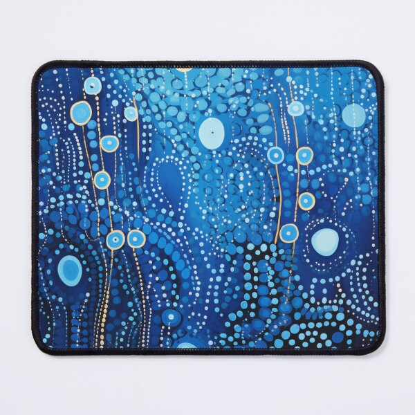 Item preview, Aboriginal Inspired Dot Art - Oxygen Ocean Water Bubbles designed and sold by GrinGalore.