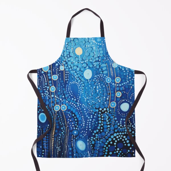 Item preview, Aboriginal Inspired Dot Art - Oxygen Ocean Water Bubbles designed and sold by GrinGalore.