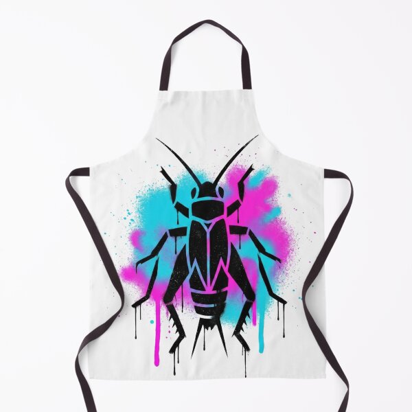 Item preview, Neon Street Art Cricket Insect Spray Paint designed and sold by BeaBuzz.