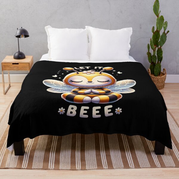 Item preview, Let It Bee Meditation Bee Yoga Kawaii designed and sold by Loona97.