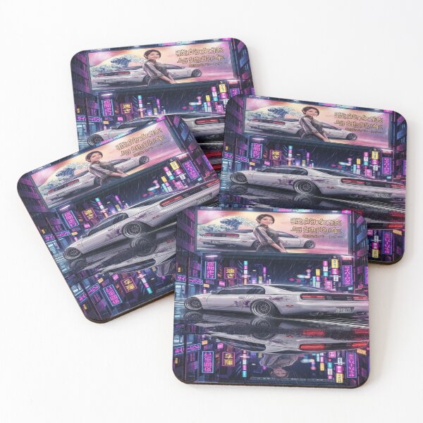 Item preview, Nissan 300ZX Z32 Cyber Drift | JDM Neon Art designed and sold by JMAVILA ART.