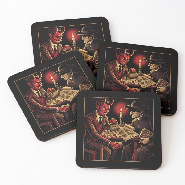 Item preview, Devil and Preacher Occult Deal in a Poor District designed and sold by ViviArtix.