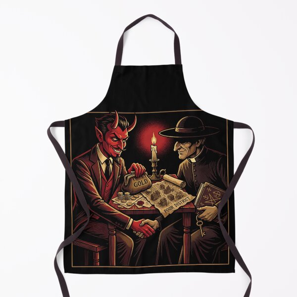 Item preview, Devil and Preacher Occult Deal in a Poor District designed and sold by ViviArtix.