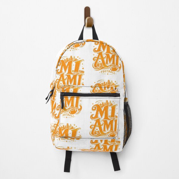 Item preview, Miami Football Retro City Skyline Graphic designed and sold by BroadheadA.