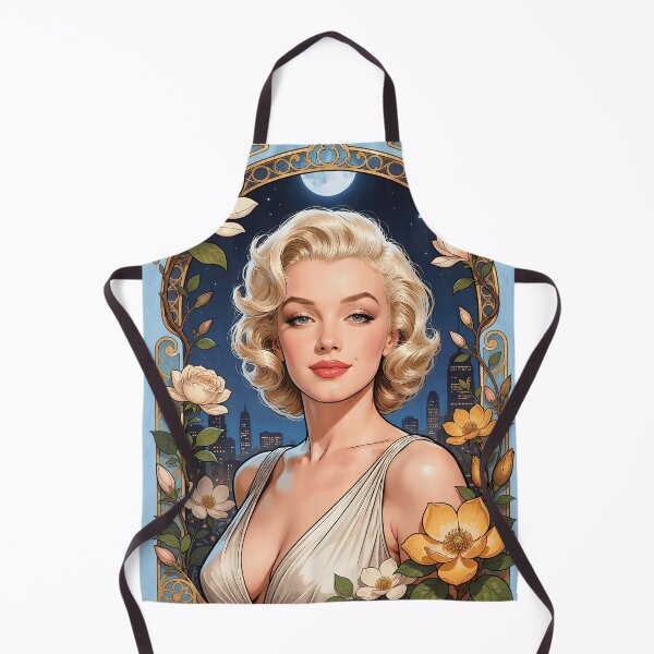 Item preview, Marilyn Monroe Western Comic Vintage Art Nouveau Floral designed and sold by BorgSpareParts.