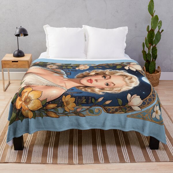Item preview, Marilyn Monroe Western Comic Vintage Art Nouveau Floral designed and sold by BorgSpareParts.