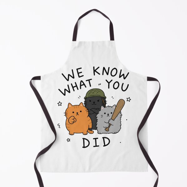 Item preview, We Know What You Did Funny Cat Meme Cute Cats Humor designed and sold by MonkiFlipp.