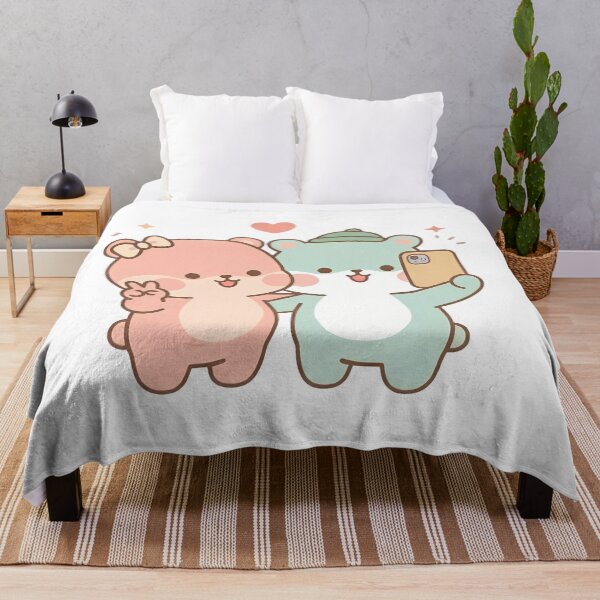 Item preview, Kawaii Cute Bears Taking Phone Selfie designed and sold by Cuddly-Critters.