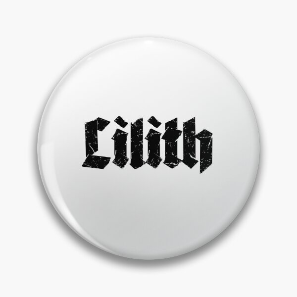 Artikelvorschau, Lilith Black Gothic Text entworfen und verkauft von ShadowWork666.