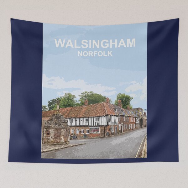 Item preview, Walsingham Norfolk.  Travel poster East Anglia.Uk designed and sold by BarbaraGlebska.