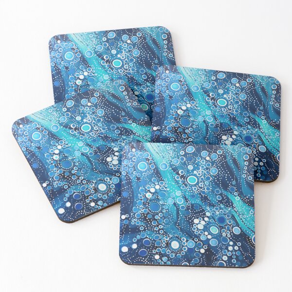 Item preview, Aboriginal Inspired Dot Art - Oxygen Sea Water Bubbles designed and sold by GrinGalore.