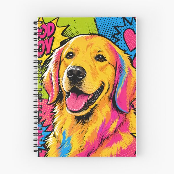 Item preview, Pop Art Golden Retriever Warhol Style designed and sold by A Light Worker.