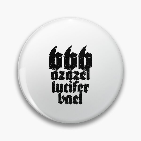 Artikelvorschau, 666 Azazel Lucifer Ball Gothic Text entworfen und verkauft von ShadowWork666.