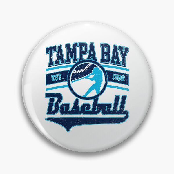 Artikelvorschau, Tampa Bay Baseball (gegr. 1998) – Retro-Spielerdesign entworfen und verkauft von Christine79163.