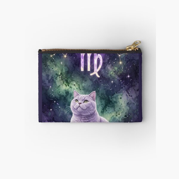 Item preview, Mystical Virgo Cat With Golden Constellation Crown designed and sold by Moody Vibes Studio.
