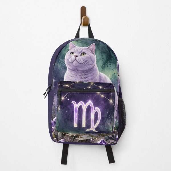 Item preview, Mystical Virgo Cat With Golden Constellation Crown designed and sold by Moody Vibes Studio.