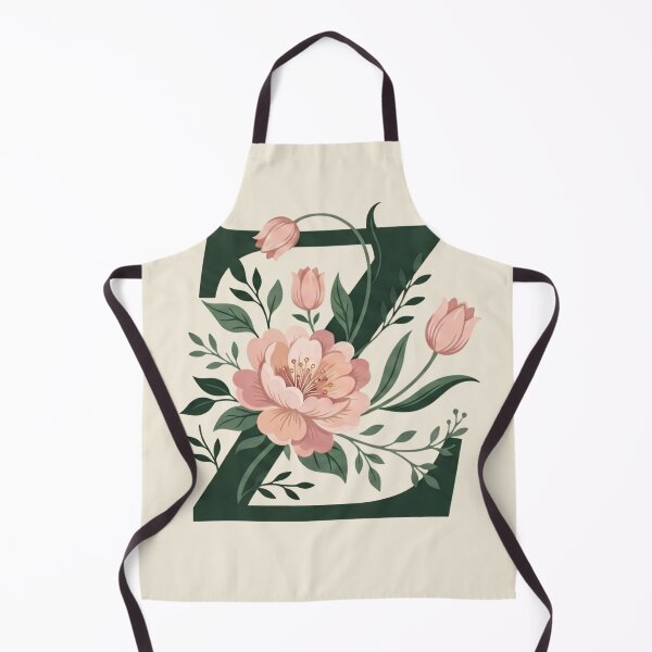 Item preview, Blush pink Floral Letter Z Monogram Botanical designed and sold by ITCHAWAWAA.