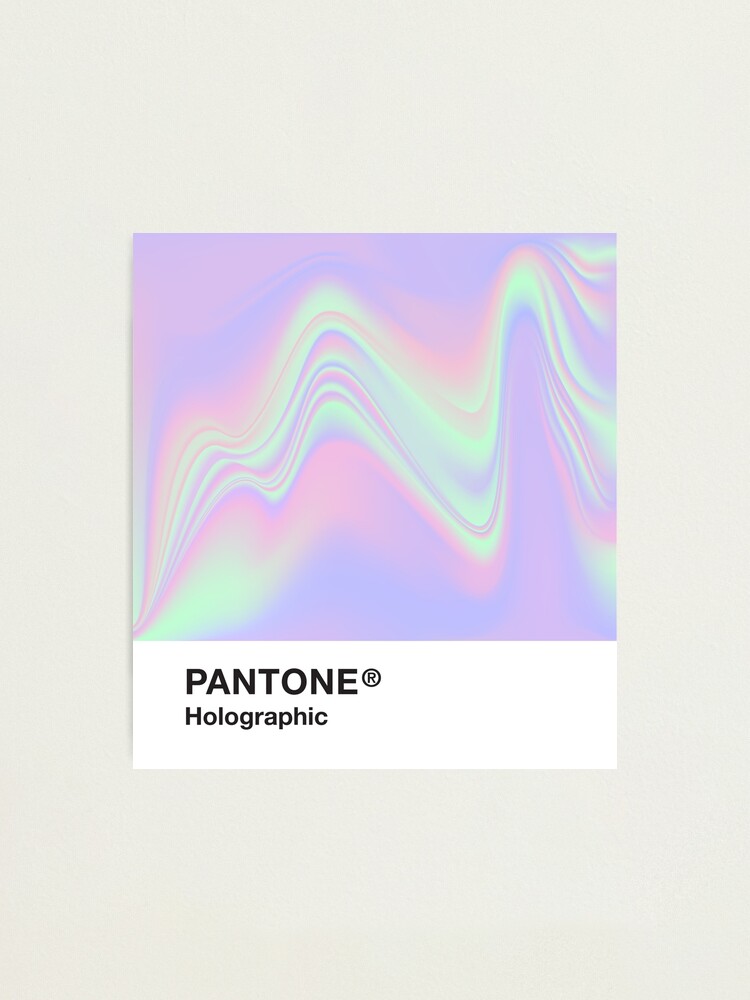 Alternate view of Pantone Holographic Series #9 Photographic Print