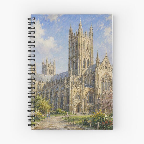Item preview, A painting of Canterbury Cathedral. designed and sold by oldMastersofart.